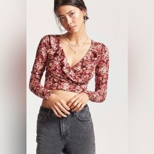 Forever 21 Floral Crop Top